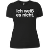 Image of "Ich Weiss Es Nicht" Funny German Teacher Student Shirt