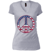 Image of American Peace Sign Funny Happy 4th Fourth Of July T-Shirt