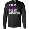 Image of Alzheimer's Awareness T-shirt I Wear Purple For My Godmother