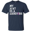 Image of Alzheimer's Awareness Tshirt For Aunts Purple Ribbon Tee