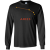 Image of Aries Star Chart Zodiac Long Sleeve T-Shirt