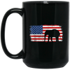 Image of ASIAN ELEPHANT American Flag Vintage T-Shirt
