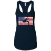 Image of American Wrestling Patriotic T-Shirt with the USA Flag