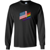 Image of American Gay Flag Shirt, LGBT America Pride, 4th of July Tee