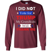 Image of "I Did Not Vote For Trump" T-Shirt
