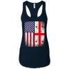 Image of American Georgian Flag T-shirt Georgia Republic Country