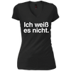 Image of "Ich Weiss Es Nicht" Funny German Teacher Student Shirt