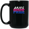Image of Aries Bisexual Pride Flag Zodiac Sign Long Sleeve T-Shirt