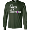 Image of Alzheimer's Awareness Shirt For Fathers Purple Ribbon Tee