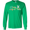Image of Funny Happy Easter April Fools Day Gift Long Sleee Shirt