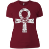 Image of African Pride Tee Shirts Ankh Black Pride Clothing