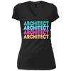 Image of T-shirt de travail de carrière rétro vintage d'architecte