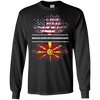 Image of American Grown With Macedonian Roots T-Shirt Macedonia Shirt