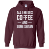 Image of All I Need is Coffee and Some Seitan Long Sleeved Shirt