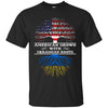 Image of American Grown With UKRAINIAN Roots Tee Shirt