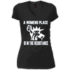 Image of A womens place is in the resistance long sleeve