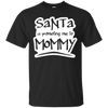 Image of Santa Is Promoting Me To Mommy T-Shirt | Christmas Tee