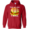 Image of Funny Hamburger Tshirt - This Is How I Roll Gift