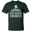 Image of Santa Electrical Engineer Funny Tshirt sur les vacances de Noël