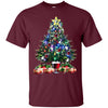 Image of Christmas Tree Wine Glass - Merry Xmas Shirt Tee