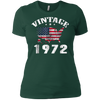 Image of American USA Flag Vintage 1972 Shirt 46th Birthday Gifts Tee