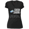 Image of "Cousin Shark" Baby Mommy Daddy Matching Family Shark Shirt