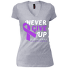 Image of Alzheimer's Awareness Never Give Up Long Sleeve T-Shirt