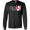 Image of Santa Running Shirt-Funny Merry Christmas & Holiday T shirt