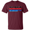 Image of Atlanta, Georgia 1980s Vintage Style USA Colours T Shirt
