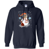 Image of Christmas Snowman Shih Tzu Funny T-shirt