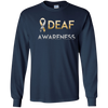 Image of American sign language Deaf Awareness T shirt
