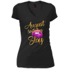 Image of August Birthday Purple Lips Slay T-shirt Birthday Gift