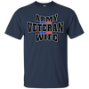 Image of Army Veteran Proud Wife American Flag Pride T-shirt