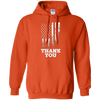 Image of American Flag Veteran's Day Thank You Shirt