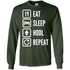 Image of "Eat, Sleep, Hodl, Repeat" Ether T-Shirt