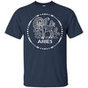 Image of Aries Zodiac Horoscope Birthday Astronomy Gift T-Shirt