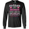 Image of As A SEPTEMBER Girl I Have Three Sides TShirt Birthday Gift