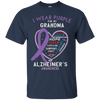 Image of Alzheimer Support Shirt Awareness Month Purple Grandma