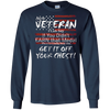 Image of As a Veteran - Medals are for those who earn them Long Shirt
