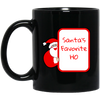 Image of Santa's Favorite Ho Merry Christmas Funny Adult Shirt