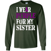 Image of Alzheimer's Awareness T-shirt I Wear Purple For My Sister