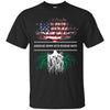 Image of American Grown With Nigerian Roots T-Shirt Nigeria Tee