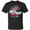 Image of American Grown With British Roots T-Shirt Great Gift Tee