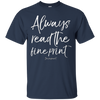 Image of Always Read the Fine Print I'm Pregnant Shirt Announcement
