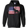 Image of american flag labrador shirt - usa flag labrador shirt