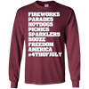 Image of 4th of July Teen Outfits American Independence Long Sleeve