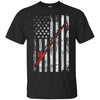 Image of American Flag Patriotic Fishing T shirt