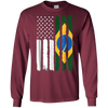 Image of T-shirt drapeau patriotique du Brésil américain