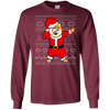 Image of Akita Dabbing Santa Claus Merry Xmas Japanese