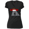 Image of Alien Big Foot Abduction Funny Gift Idea Shirt